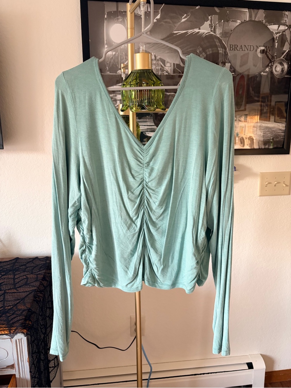 American Eagle Soft & Sexy Ruched Crop Top size XXL